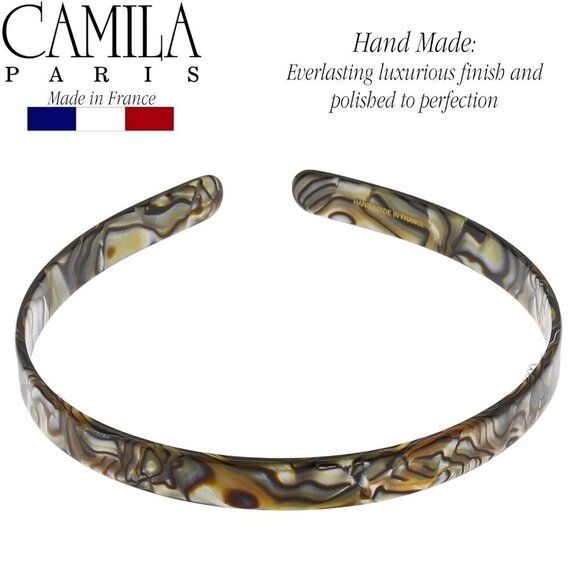 Women\'s Handmade Onyx Headband No Slip Flexible Strong Hold Hair Accessory main image 6